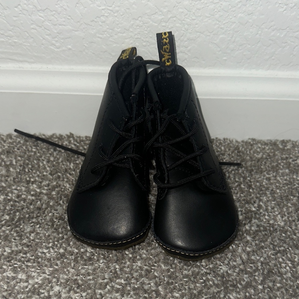 Dr. Martens Black Infant Boots